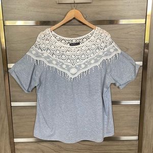 Zanzea Collection Crochet Detail Top